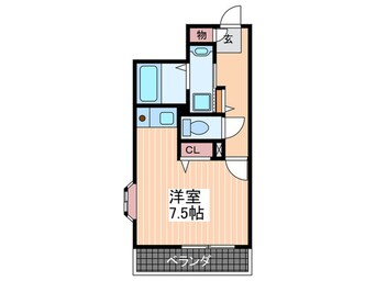 間取図 エルミタージュ安芸