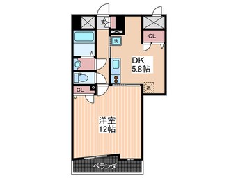 間取図 エルミタージュ安芸