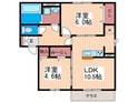 セジュール海田の間取図