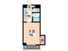 ひつじビル 1Kの間取り