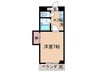 ひつじビル 1Kの間取り