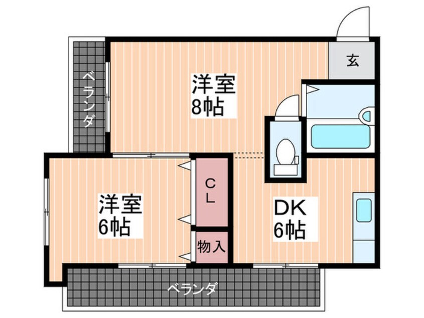 間取図 ステラ舟入中町