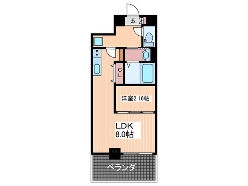 間取図 Axis Bld