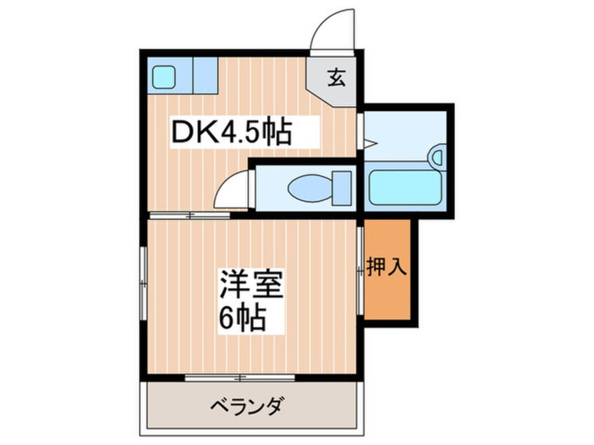 間取図 エクセルマンション府中町