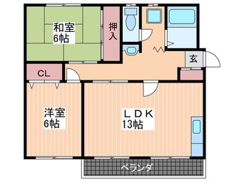 間取図 第２中筋マンション