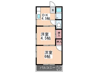 間取図 若重アパート