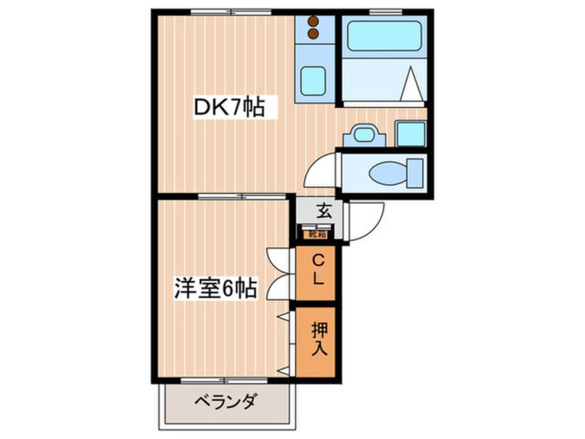 間取図 アーバンライフ中広