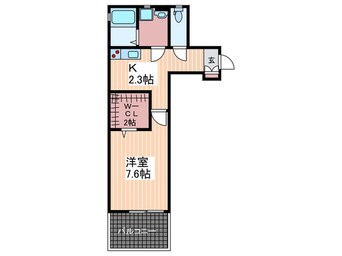 間取図 ヴィラ－ジュ駅前