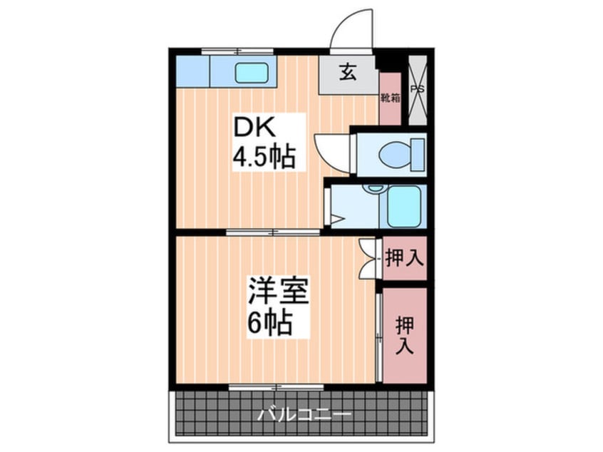 間取図 サンハイム西口