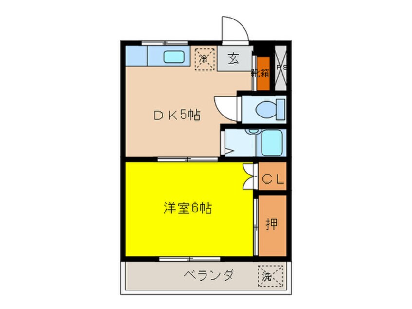 間取図 サンハイム西口