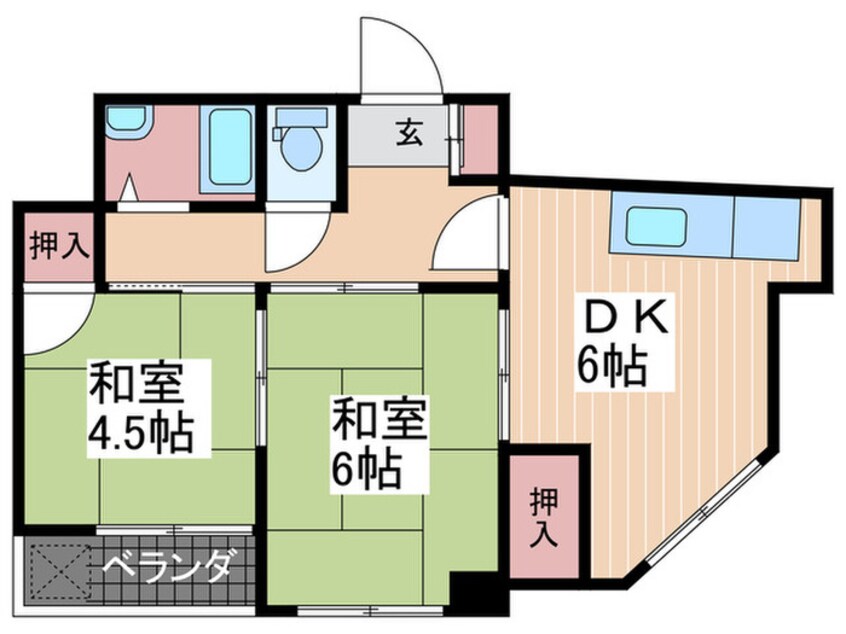 間取図 第二内藤ビル