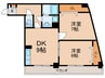 ８７ｇコモド中山 2DKの間取り