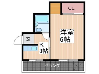 間取図 岩堂マンション