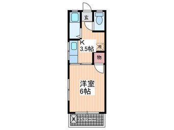 間取図 アバカス堀尾荘