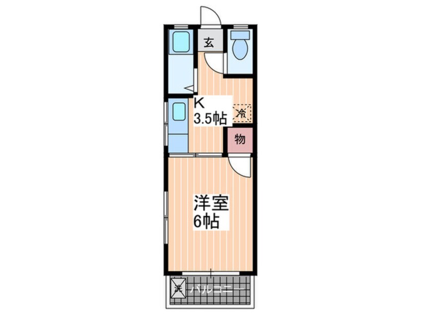 間取図 アバカス堀尾荘