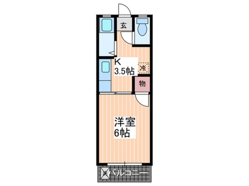 間取図 アバカス堀尾荘