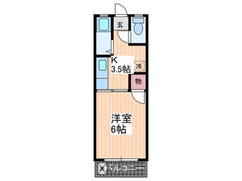 間取図 アバカス堀尾荘