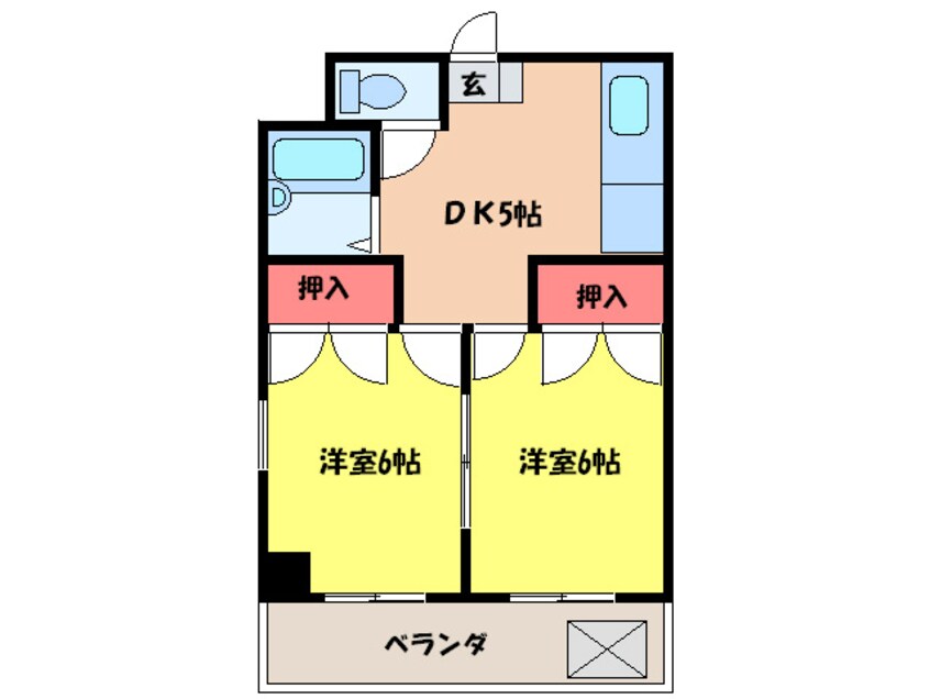 間取図 JOYFUL楠木