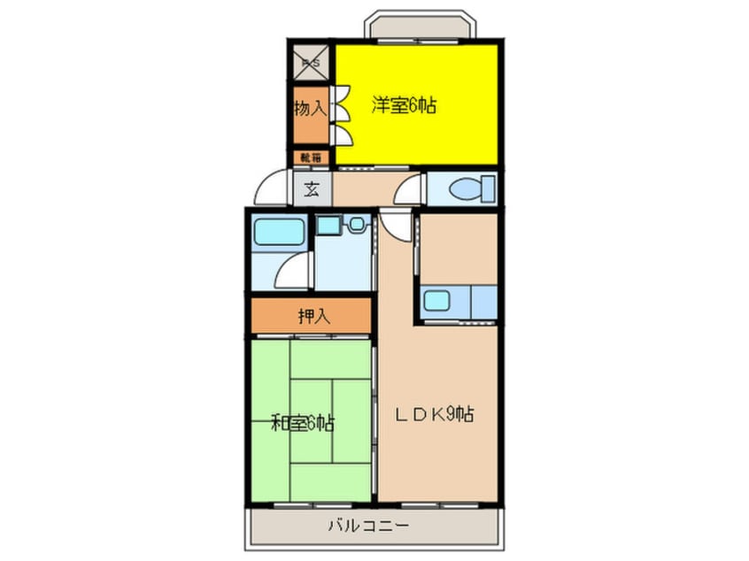 間取図 Ｃａｓａ井口Ｃ