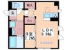 セントラルスクエア庚午 1LDKの間取り