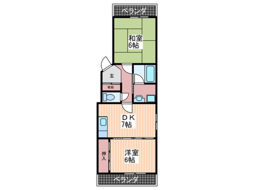 間取図 メゾン山嘉