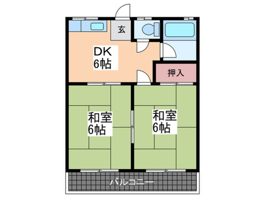 間取図 吉山アパート