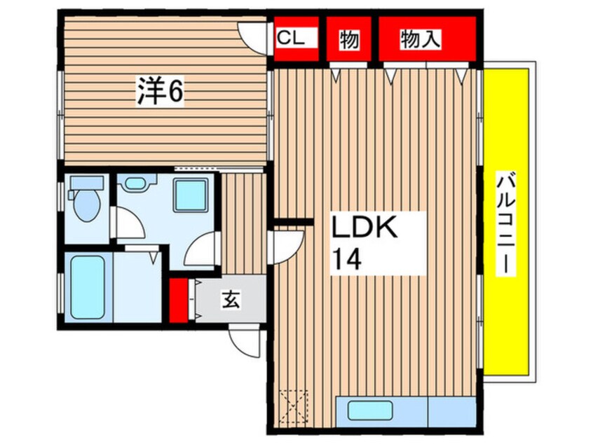 間取図 セジュール尾首Ａ