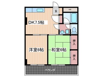 間取図 十日市ゴトービル