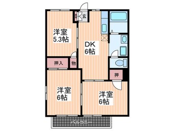 間取図 ニューシティ西川