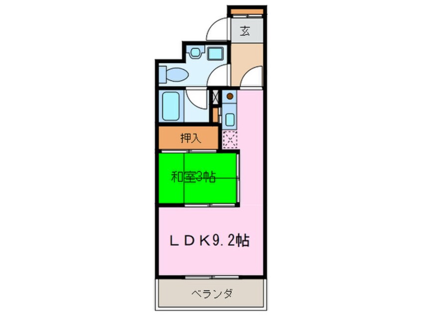 間取図 モア・マリオ平和公園