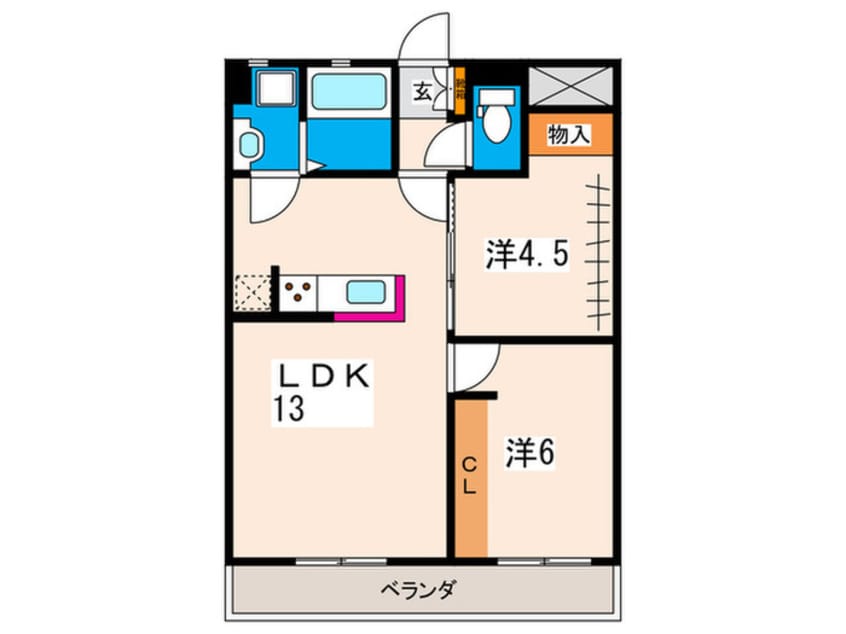 間取図 パドマハイツキドⅠ
