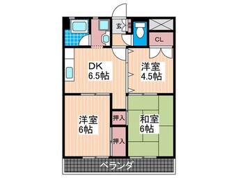 間取図 パドマハイツキドⅠ