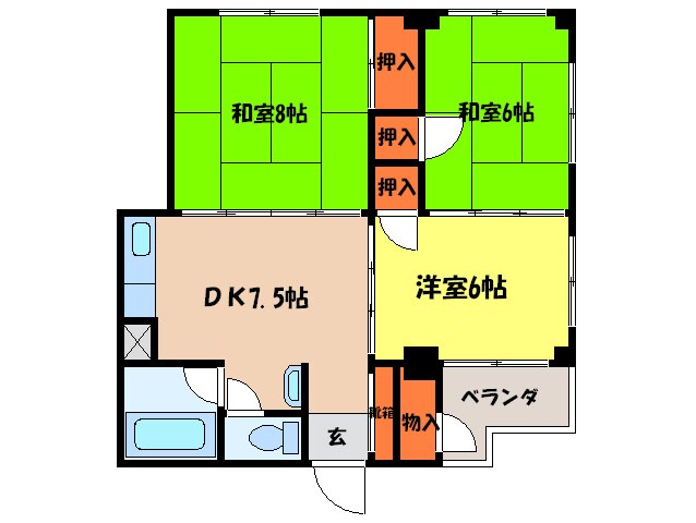 間取り図 新洋社ビル