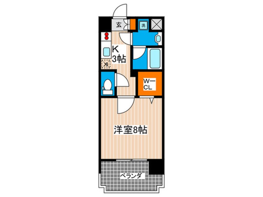 間取図 Ｌａｆｅｒｉａ東観音