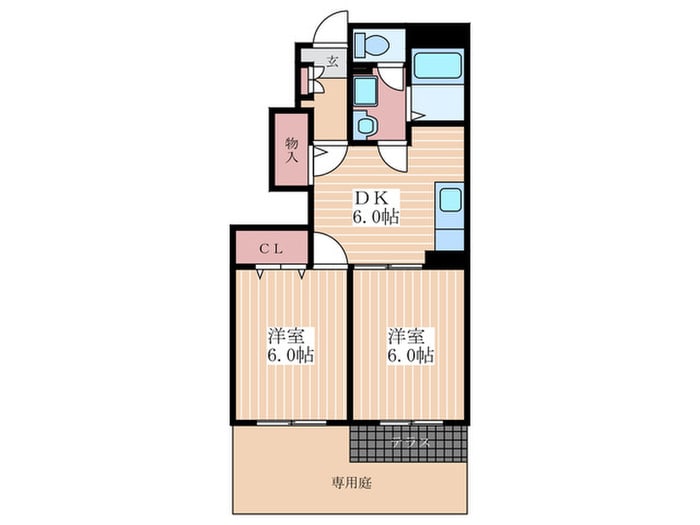 間取り図 パインビレッジＡ