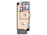 ＰＲＩＵＳ横川 1LDKの間取り
