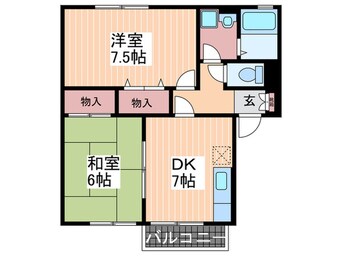 間取図 エスポワール多川