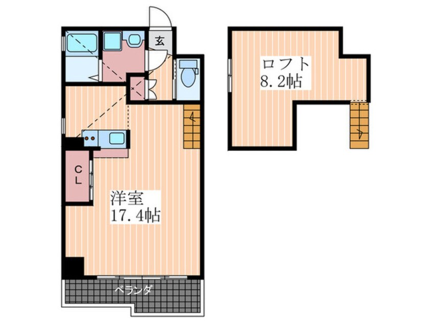 間取図 オフィサー２１