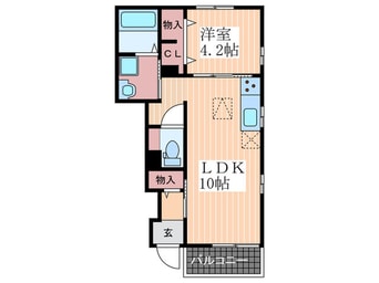 間取図 グロース　ブルーメ　B