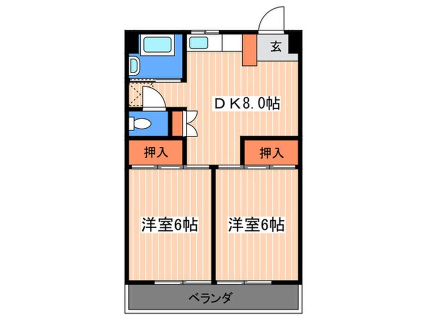 間取図 BAUHAUS天満