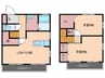 シャルマン高須台 2LDKの間取り