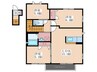 リズィエール地御前A 3LDKの間取り