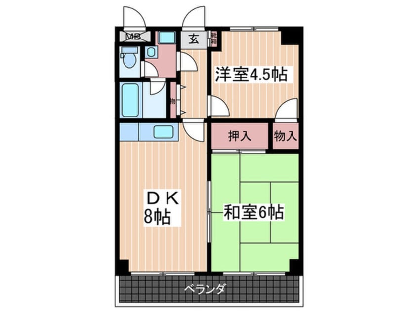 間取図 第三好木マンション