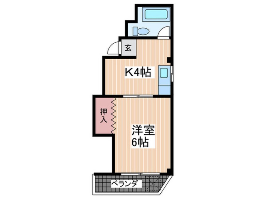 間取図 コーポ山本