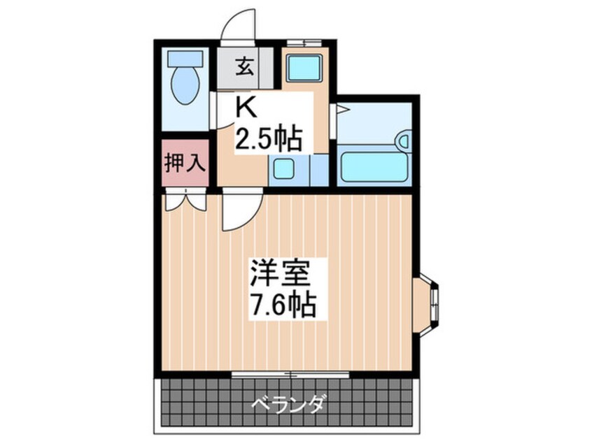 間取図 コ－ポリヴィエ－ル３９