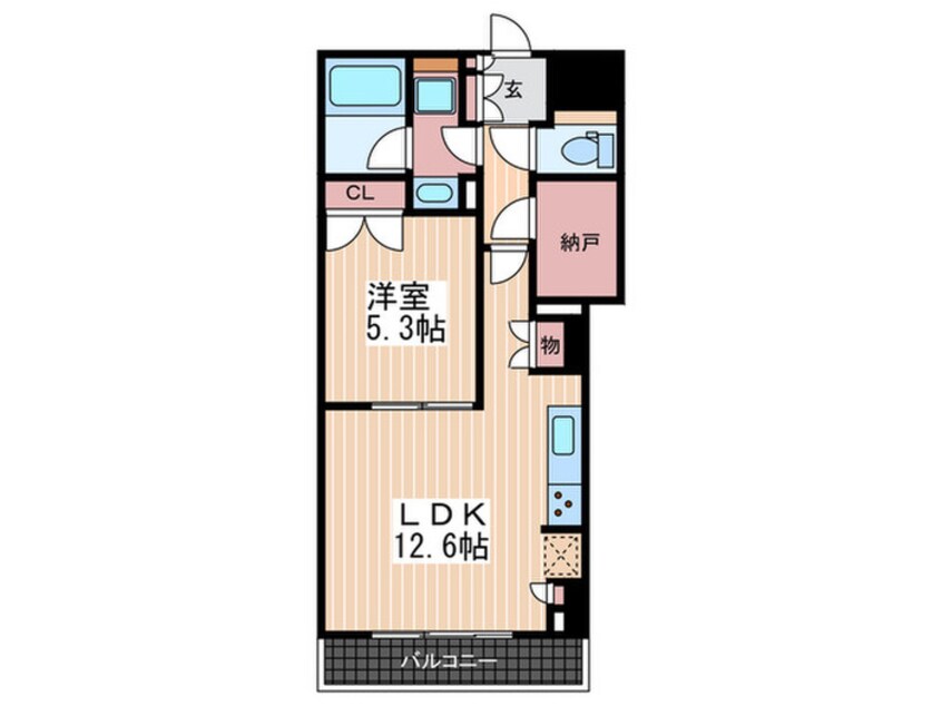 間取図 ｸﾞﾗﾝｸﾛｽﾀﾜｰ広島ｱｲｺｰﾄ（606）