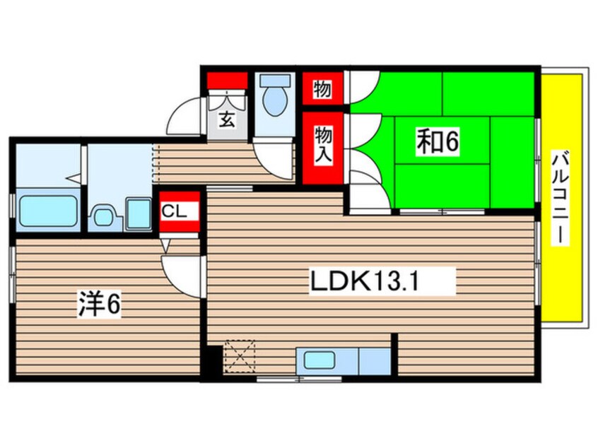 間取図 パークメゾン　Ｂ棟