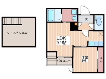 間取図 Grandtic江波本町