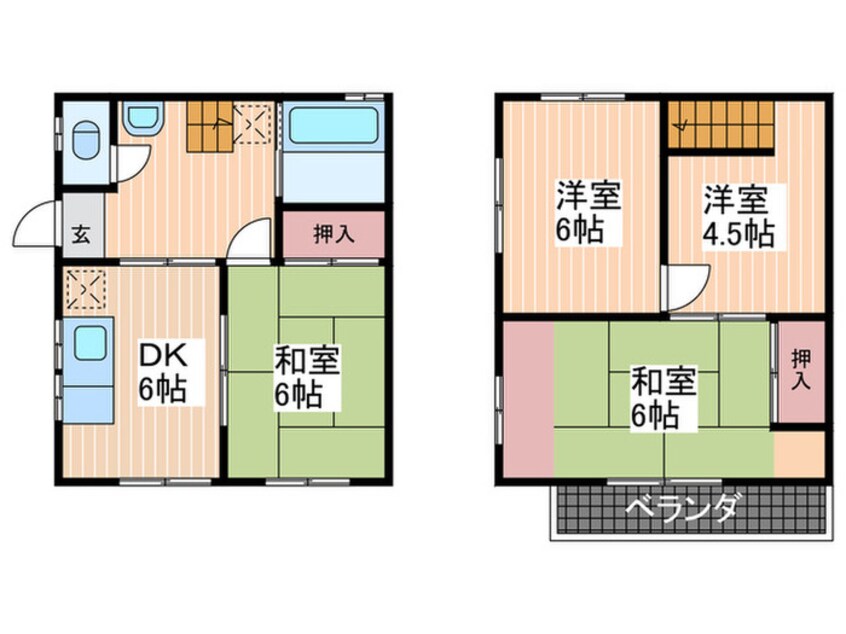 間取図 道本荘