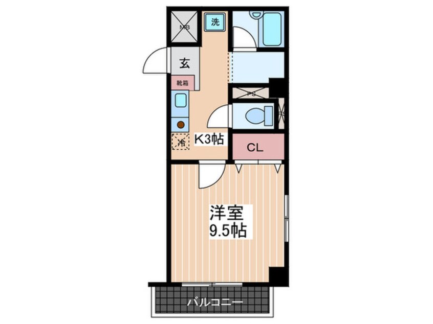 間取図 クロワール京橋